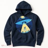 Ufo Alien Abduction Flying Saucer Area 51 Conspiracy Hoodie thumb 0