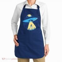 Ufo Alien Abduction Flying Saucer Area 51 Conspiracy Apron thumb 2