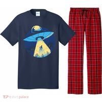 Ufo Alien Abduction Flying Saucer Area 51 Conspiracy Pajama Set thumb 0