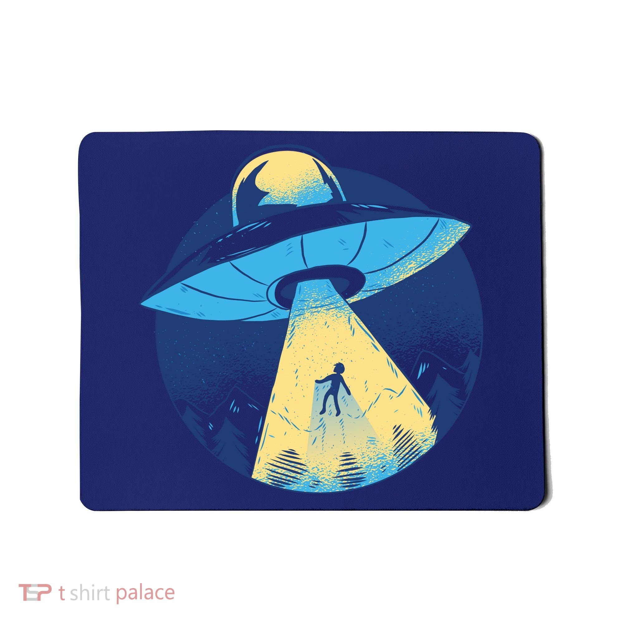 Ufo Alien Abduction Flying Saucer Area 51 Conspiracy Mousepad