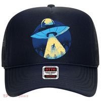 Ufo Alien Abduction Flying Saucer Area 51 Conspiracy Hat thumb 0