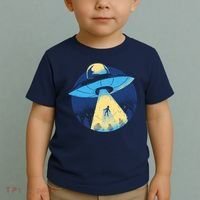 Ufo Alien Abduction Flying Saucer Area 51 Conspiracy Toddler T-Shirt thumb 2