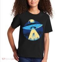 Ufo Alien Abduction Flying Saucer Area 51 Conspiracy Kids T-Shirt thumb 2
