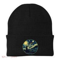 Ufo Aliens And Bigfoot Impressionist Style Novelty Uap Beanie thumb 0