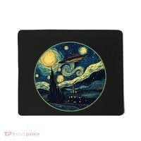 Ufo Aliens And Bigfoot Impressionist Style Novelty Uap Mousepad thumb 0