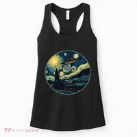 Ufo Aliens And Bigfoot Impressionist Style Novelty Uap Women's Tank Top thumb 0