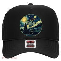 Ufo Aliens And Bigfoot Impressionist Style Novelty Uap Hat thumb 0