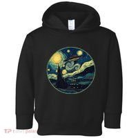 Ufo Aliens And Bigfoot Impressionist Style Novelty Uap Toddler Hoodie thumb 0