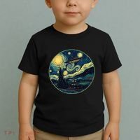Ufo Aliens And Bigfoot Impressionist Style Novelty Uap Toddler T-Shirt thumb 2
