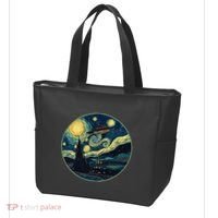 Ufo Aliens And Bigfoot Impressionist Style Novelty Uap Tote Bag thumb 3
