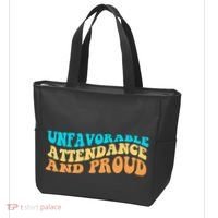 Unfavorable Attendance And Proud Tote Bag thumb 3