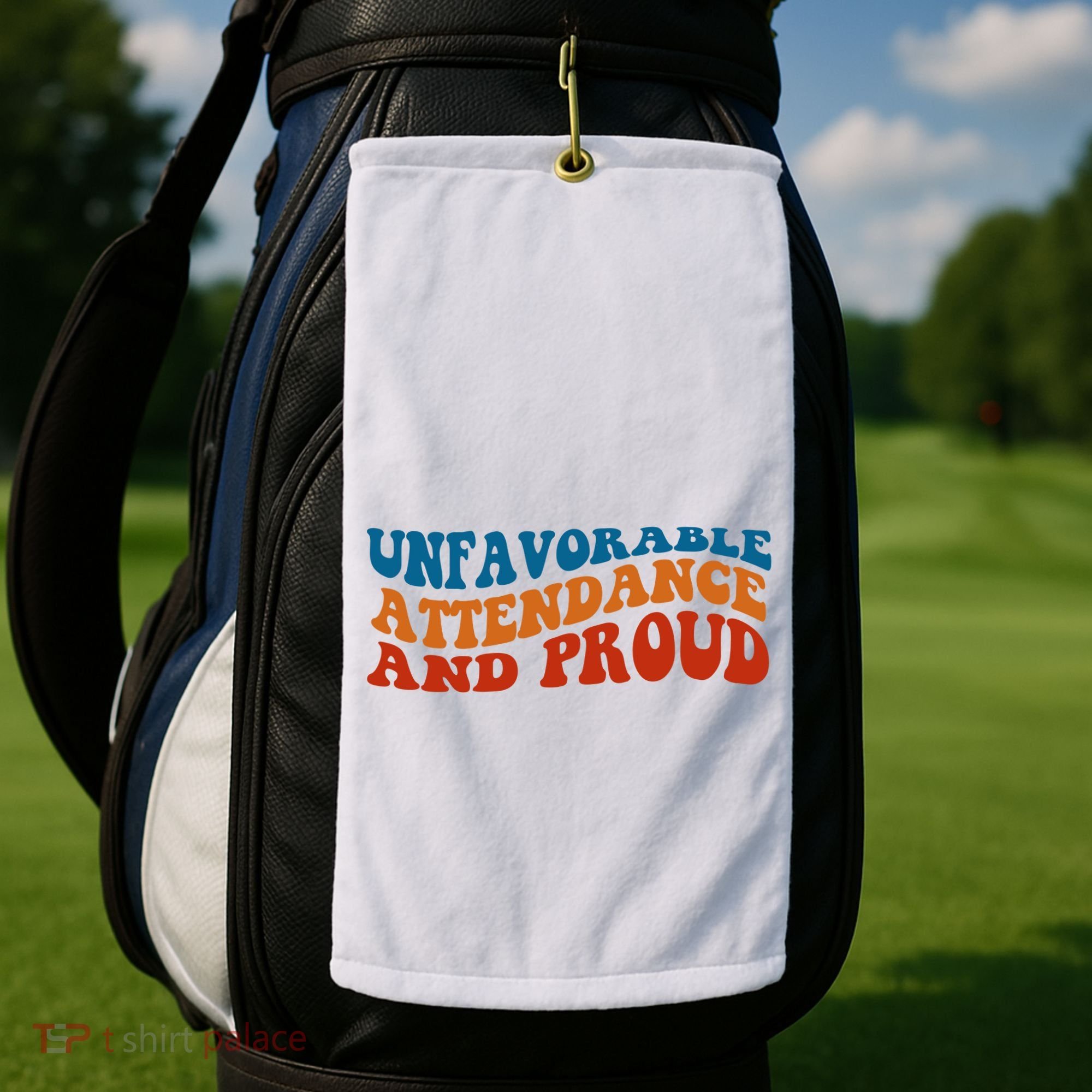 Unfavorable Attendance And Proud Golf Towel