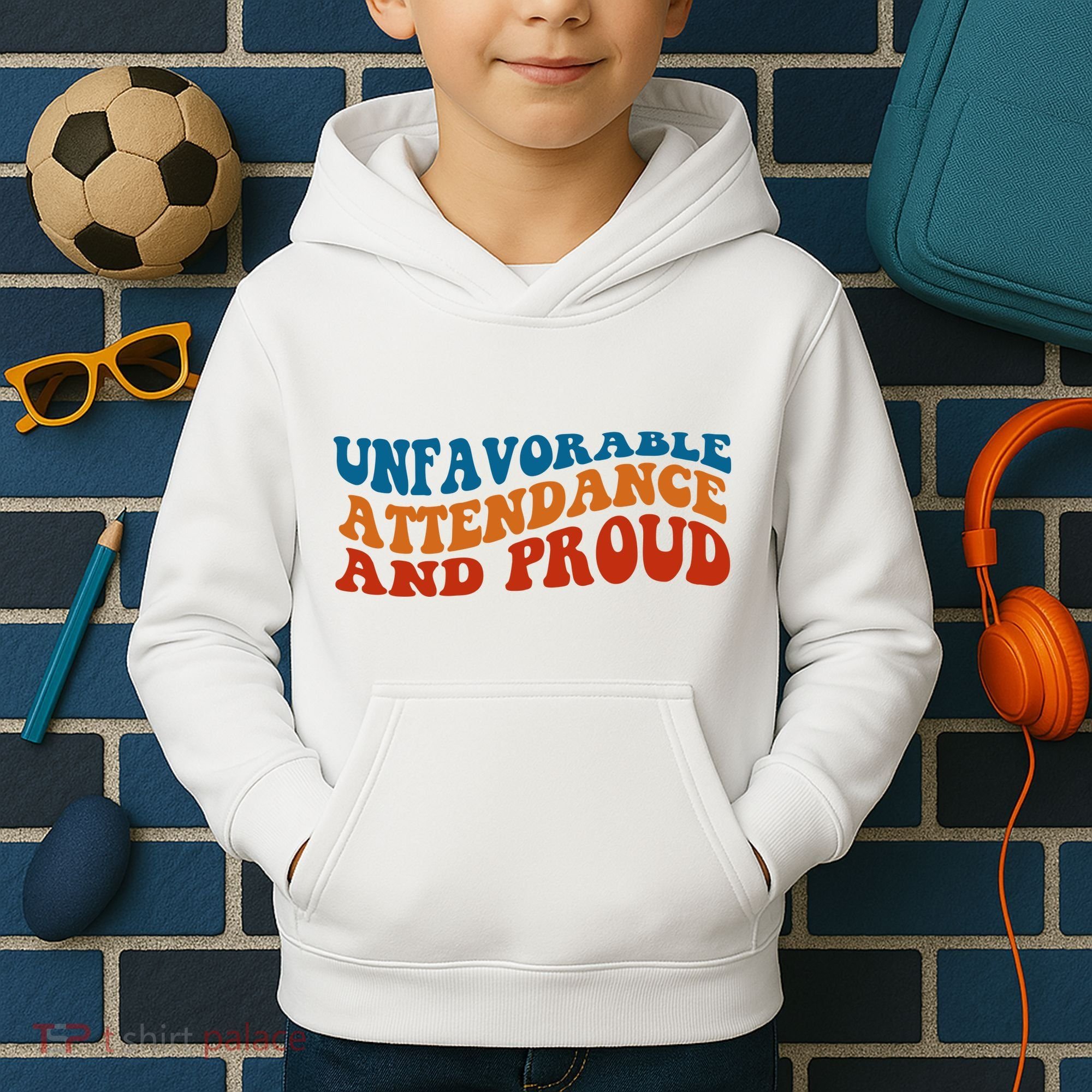 Unfavorable Attendance And Proud Kids Hoodie