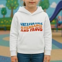 Unfavorable Attendance And Proud Kids Hoodie thumb 3