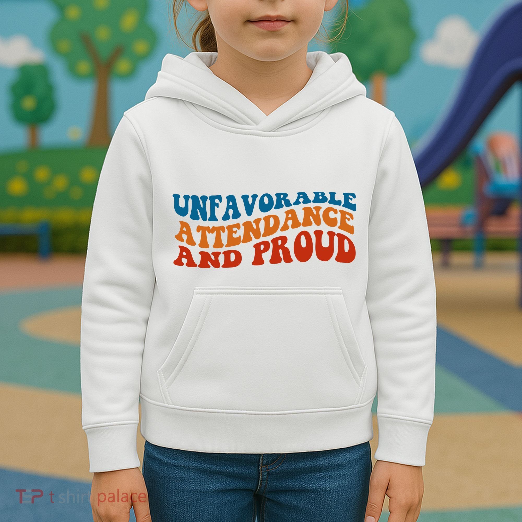 Unfavorable Attendance And Proud Kids Hoodie