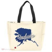 Unalaska Alaska Ak Map Tote Bag thumb 0