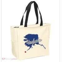 Unalaska Alaska Ak Map Tote Bag thumb 2