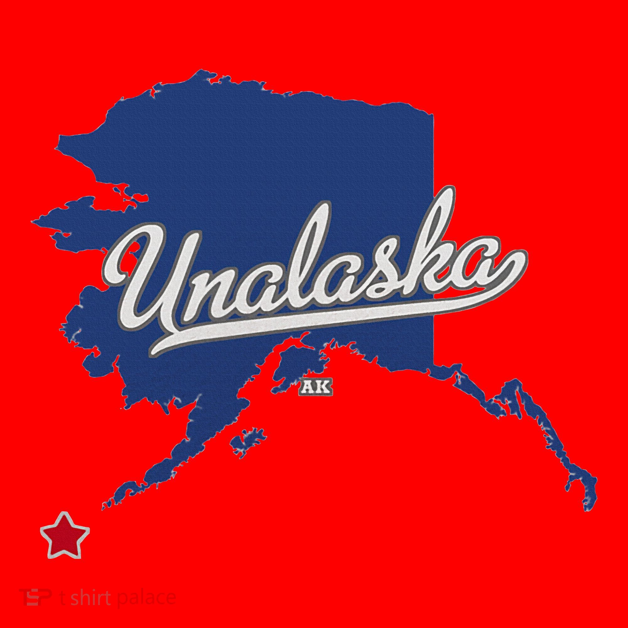 Unalaska Alaska Ak Map Santa Hat