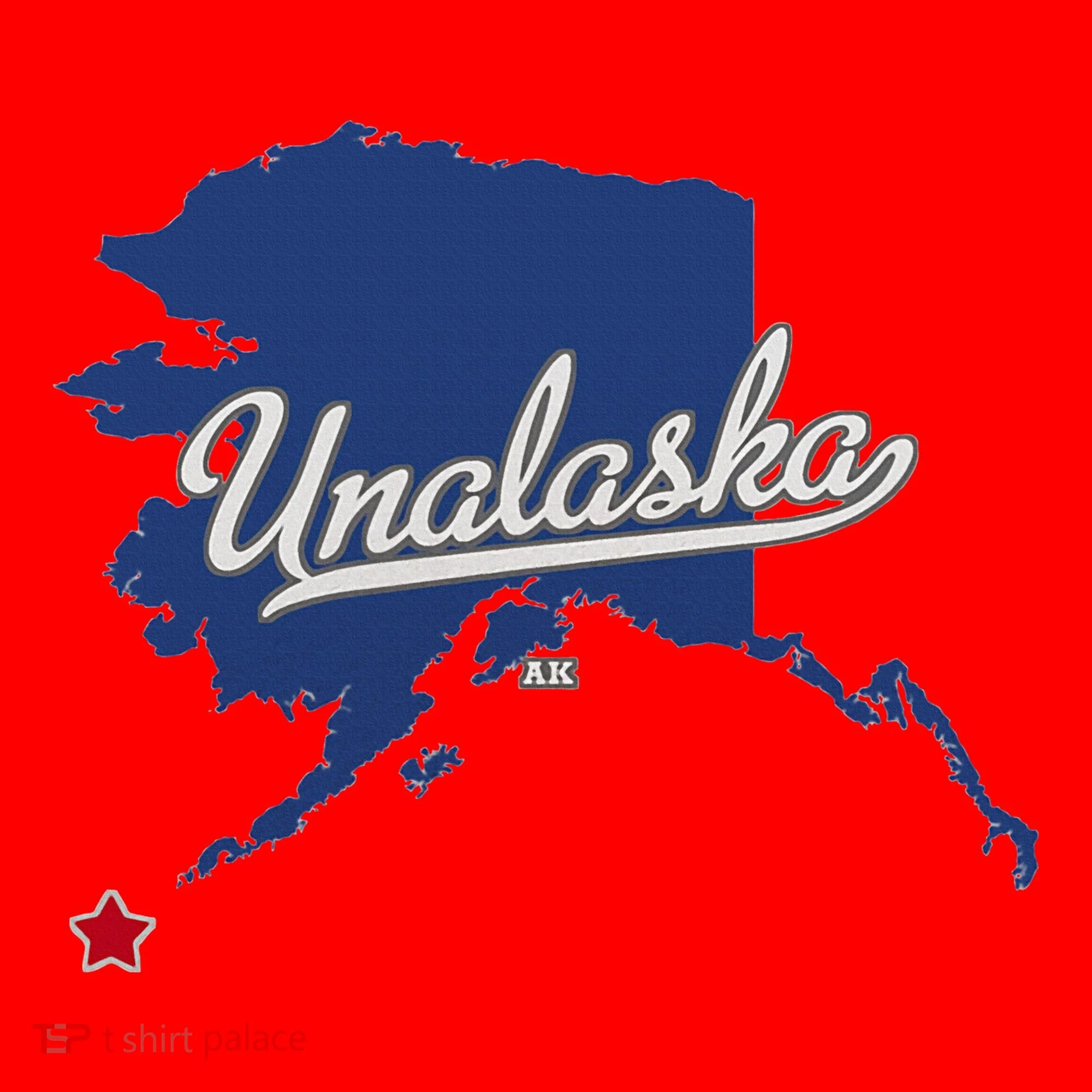 Unalaska Alaska Ak Map Santa Hat