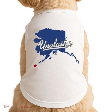 Unalaska Alaska Ak Map Doggie Tank