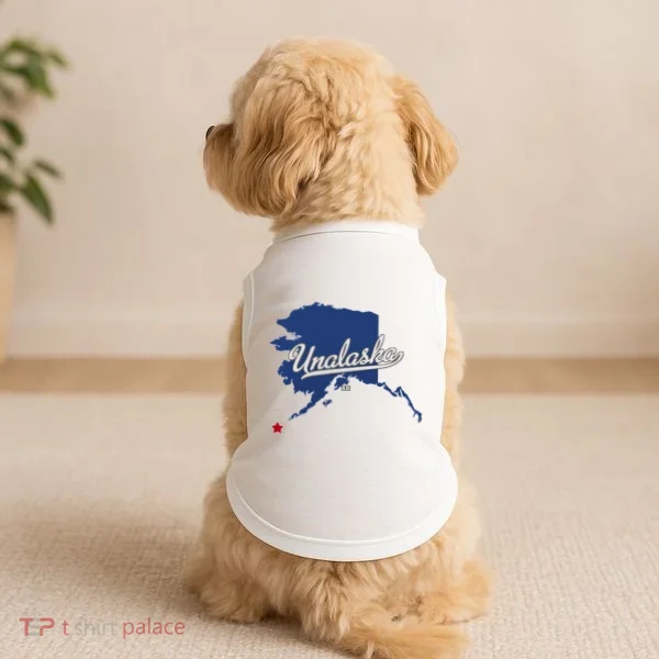 Unalaska Alaska Ak Map Doggie Tank