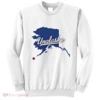 Unalaska Alaska Ak Map Sweatshirt thumb 0