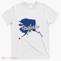 Unalaska Alaska Ak Map T-Shirt thumb 0