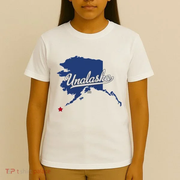 Unalaska Alaska Ak Map T-Shirt