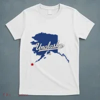 Unalaska Alaska Ak Map T-Shirt thumb 5