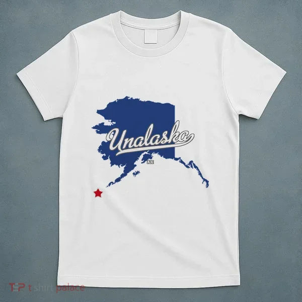 Unalaska Alaska Ak Map T-Shirt