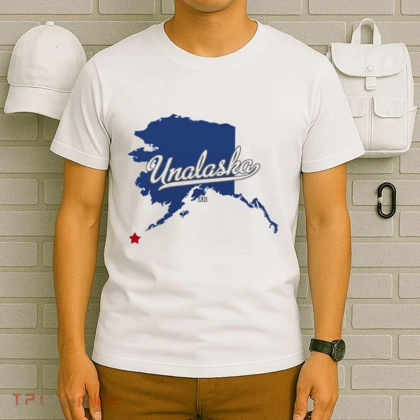 Unalaska Alaska Ak Map T-Shirt