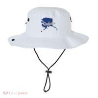 Unalaska Alaska Ak Map Bucket Hat thumb 0