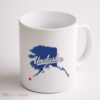 Unalaska Alaska Ak Map Coffee Mug thumb 1
