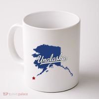 Unalaska Alaska Ak Map Coffee Mug thumb 0