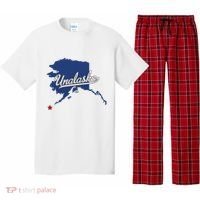 Unalaska Alaska Ak Map Pajama Set thumb 0