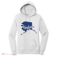 Unalaska Alaska Ak Map Women's Hoodie thumb 0