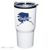 Unalaska Alaska Ak Map Tumbler thumb 0