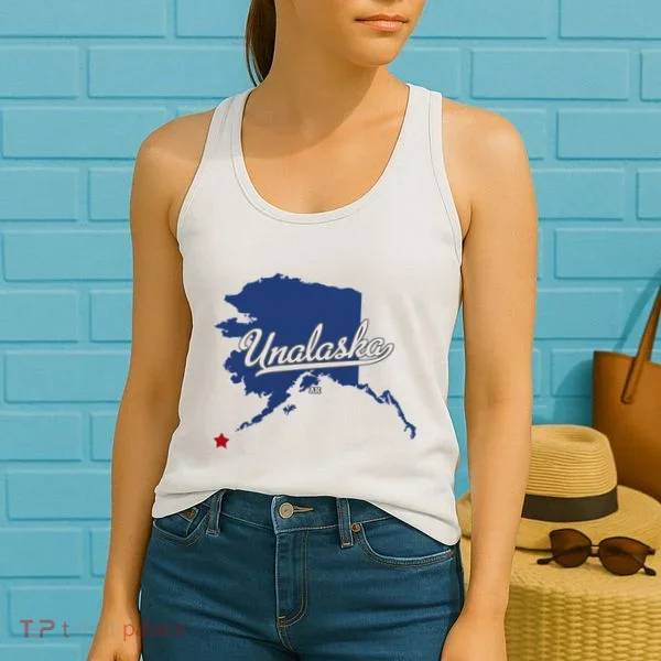 Unalaska Alaska Ak Map Women's Tank Top