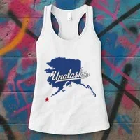 Unalaska Alaska Ak Map Women's Tank Top thumb 3