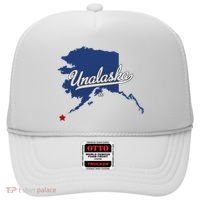 Unalaska Alaska Ak Map Hat thumb 0
