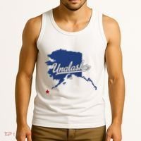 Unalaska Alaska Ak Map Tank Top thumb 3