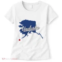 Unalaska Alaska Ak Map Women's T-Shirt thumb 0