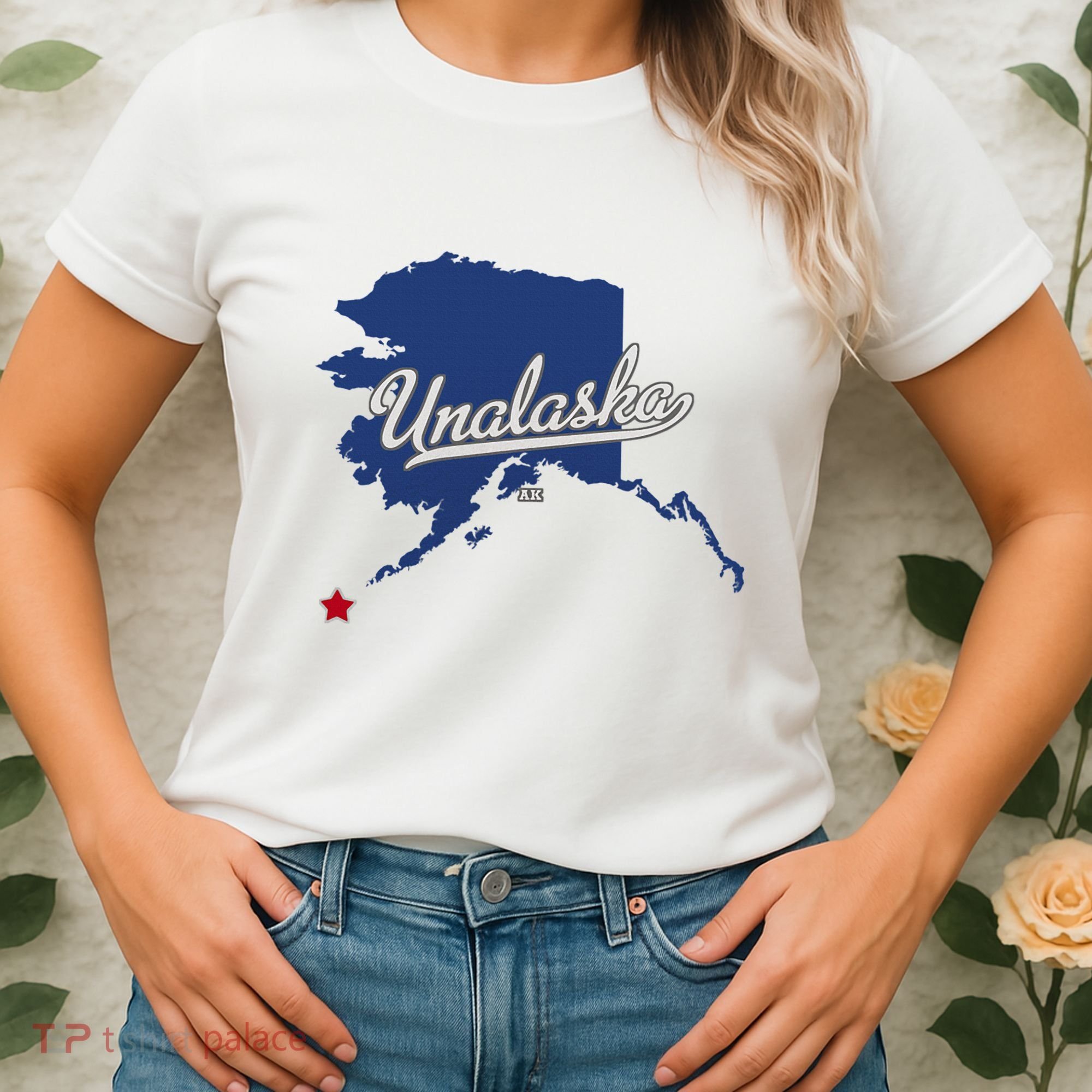 Unalaska Alaska Ak Map Women's T-Shirt