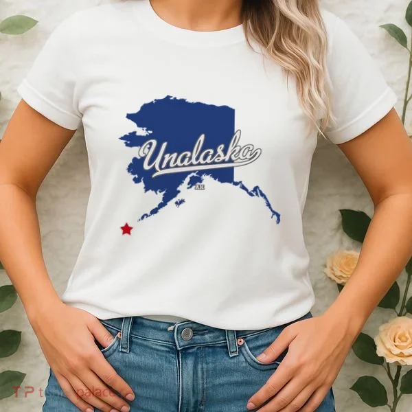 Unalaska Alaska Ak Map Women's T-Shirt