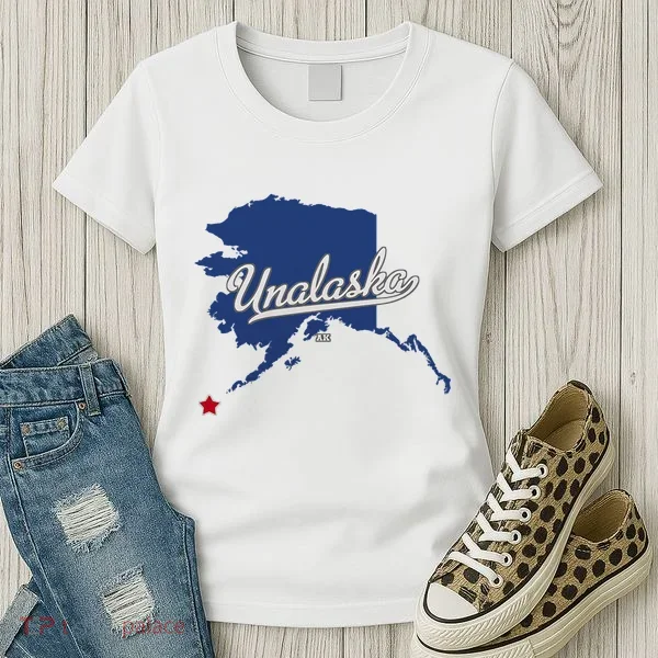 Unalaska Alaska Ak Map Women's T-Shirt
