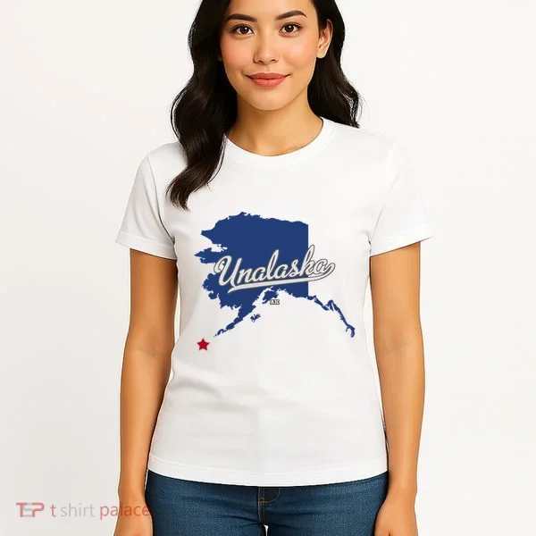 Unalaska Alaska Ak Map Women's T-Shirt