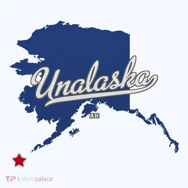 Unalaska Alaska Ak Map Women's T-Shirt