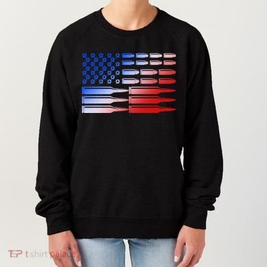 USA American Bullet Flag Women's Sweatshirt