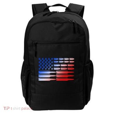 USA American Bullet Flag Backpack