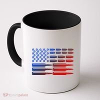 USA American Bullet Flag Coffee Mug thumb 0